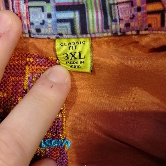 Robert Graham limited Edition 3xl mens Button down shirt embroidered - Picture 5 of 7